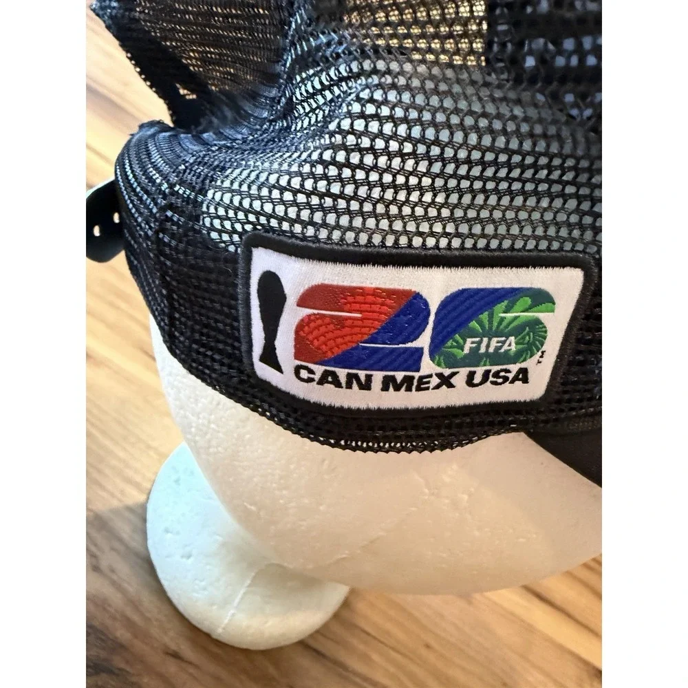 FIFA World Cup 2026 We Are 26 Foam Trucker Hat Black Snapback NWT Licensed